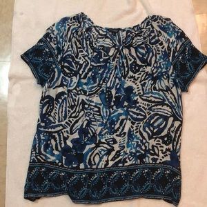 💙Lucky Brand Blouse 100%Rayon!